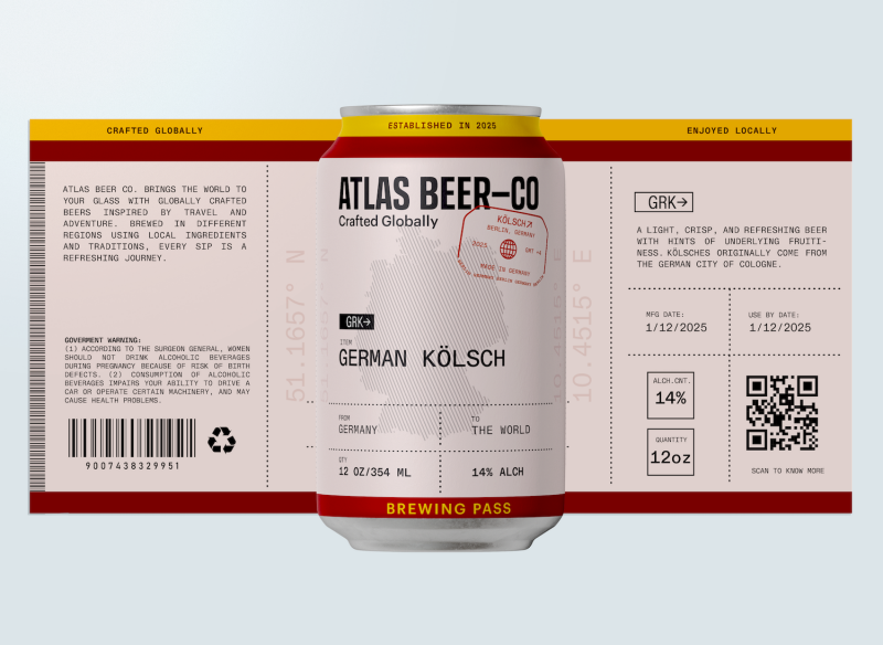 Atlas Beer Co Packaging - Image 2